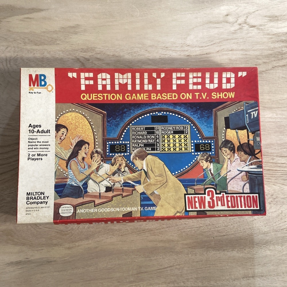 Vintage FAMILY‎ FEUD Milton Bradley board game 3rd Edition